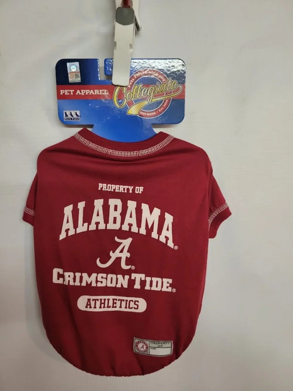 Pets First Alabama Crimson Tide Athletics Dog T Shirt Medium NCAA qt